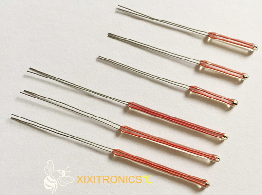 1KΩ-2.3 MΩガラス調査ガラスNTCのサーミスターMF60シリーズntc 3950のサーミスター